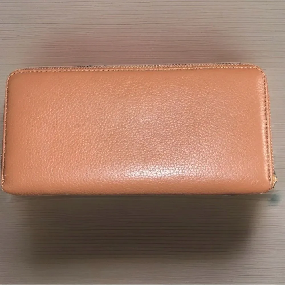 Brown Michael Kors Jet Set Continental Wallet - Picture 2 of 5